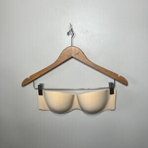 Felina Bra Nude Beige Tan Strapless Style 6202 Nylon Spandex Summer 36B